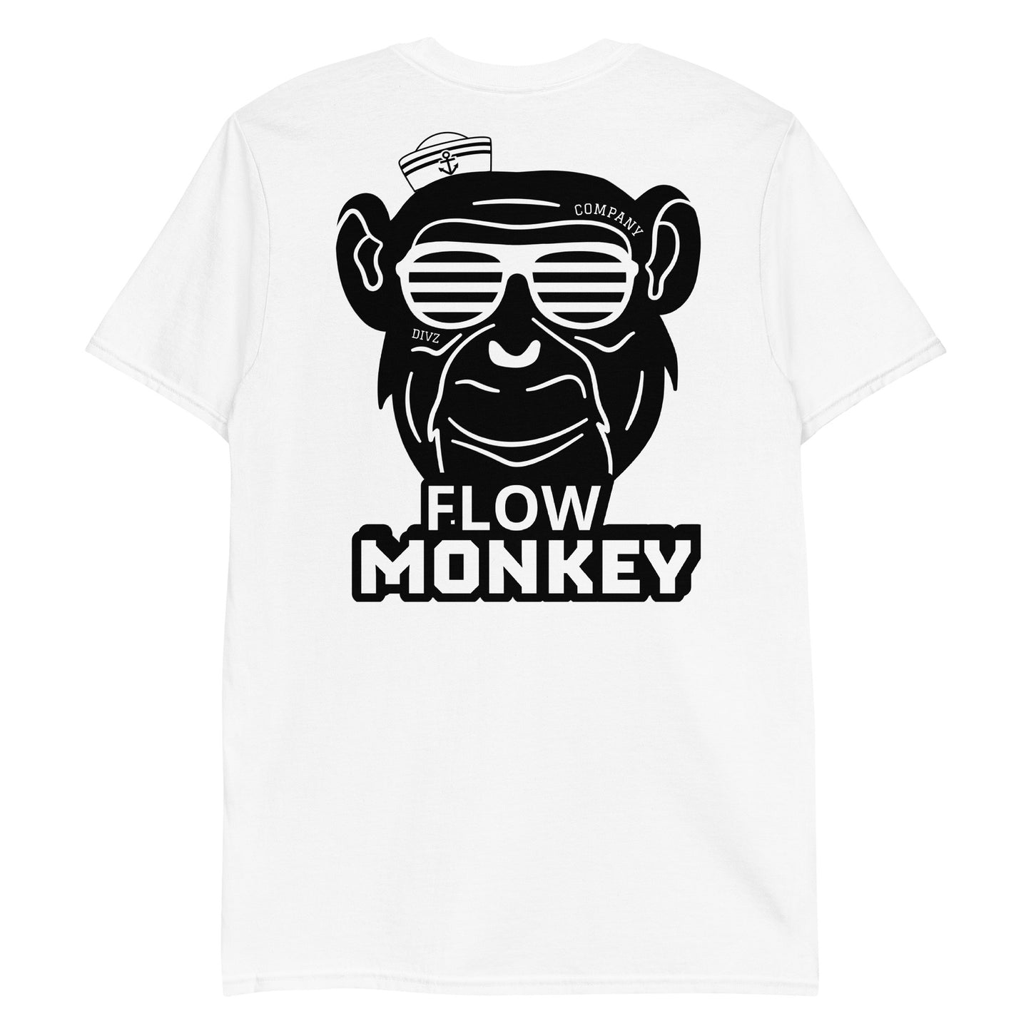 Divz T-shirt White Edition 'Company Flow Monkey'